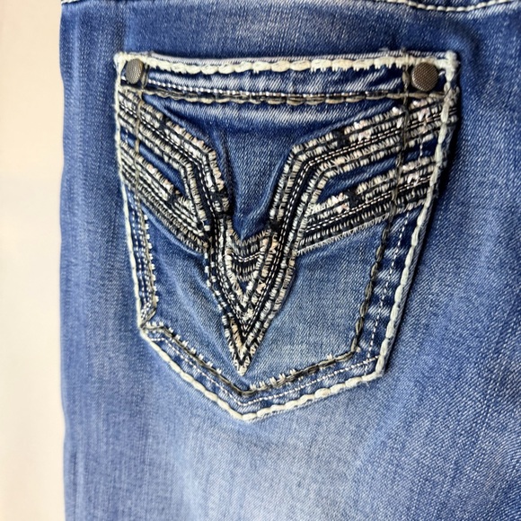VIGOSS Women’s Size 9/10 L27 Denim Jeans Heritage Fit Capri Style Stretch - Picture 12 of 16